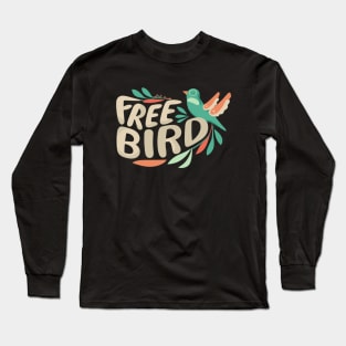 "Free Bird" design Long Sleeve T-Shirt